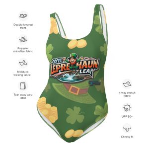 Cancer Resources for Elkhart County Leap 2025 one-piece bathing suit